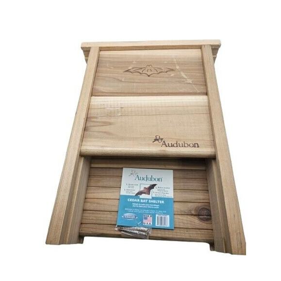 Audubon Cedar Bat Shelter-Made in The USA House NEW Pest Control - Picture 2 of 2